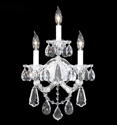 Maria Theresa Royal Three Light Wall Sconce in Silver (64|94703S22)