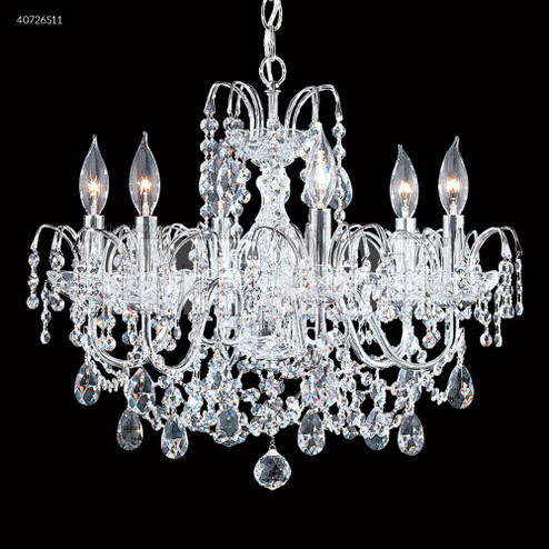 Regalia Six Light Chandelier in Silver (64|40726S11) Regalia Six Light Chandelier in Silver (64|40726S11)