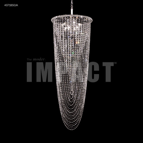 Contemporary Eight Light Chandelier in Silver (64|40718S0JA)