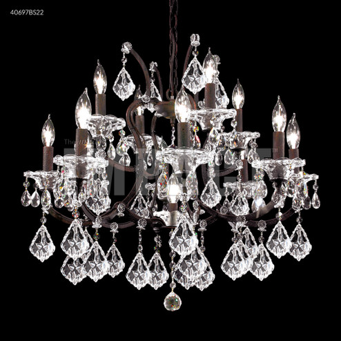 Cosenza 12 Light Chandelier in Burnt Sienna (64|40697BS22)