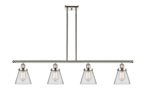 Ballston Urban Four Light Island Pendant in Polished Nickel (405|9164IPNG62)