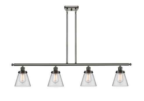 Ballston Urban Four Light Island Pendant in Oil Rubbed Bronze (405|9164IOBG62)