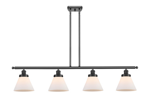 Ballston Urban Four Light Island Pendant in Matte Black (405|9164IBKG41)