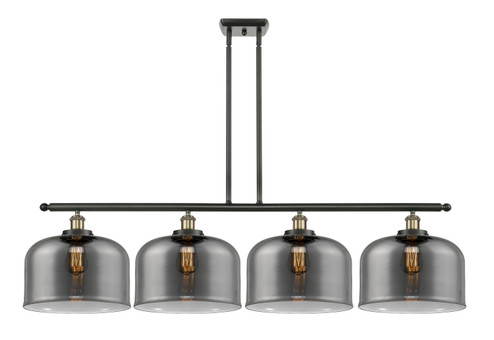 Ballston Urban Four Light Island Pendant in Black Antique Brass (405|9164IBABG73L)