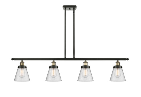 Ballston Urban LED Island Pendant in Black Antique Brass (405|9164IBABG64LED)