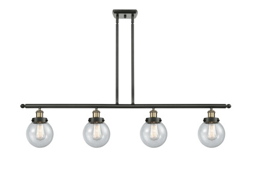 Ballston Urban LED Island Pendant in Black Antique Brass (405|9164IBABG2046LED)