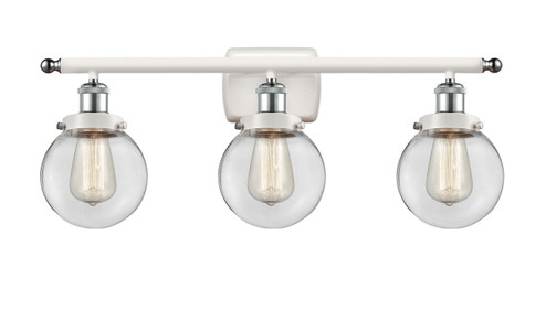 Ballston Urban LED Bath Vanity in White Polished Chrome (405|9163WWPCG2026LED)