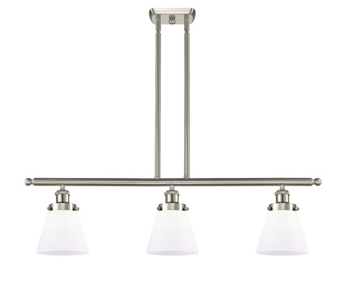 Ballston Urban Three Light Island Pendant in Brushed Satin Nickel (405|9163ISNG61)