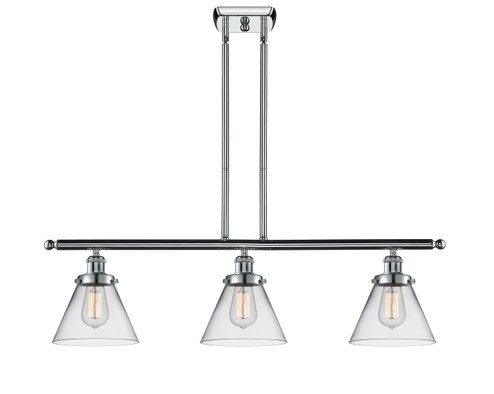 Ballston Urban Three Light Island Pendant in Polished Chrome (405|9163IPCG42)