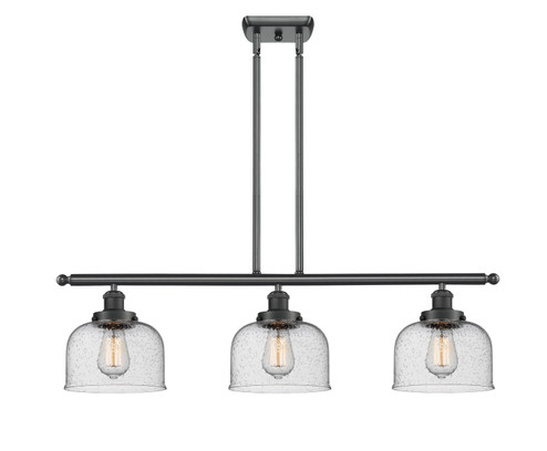 Ballston Urban Three Light Island Pendant in Matte Black (405|9163IBKG74)