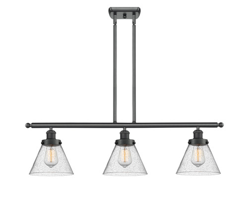 Ballston Urban LED Island Pendant in Matte Black (405|9163IBKG44LED)