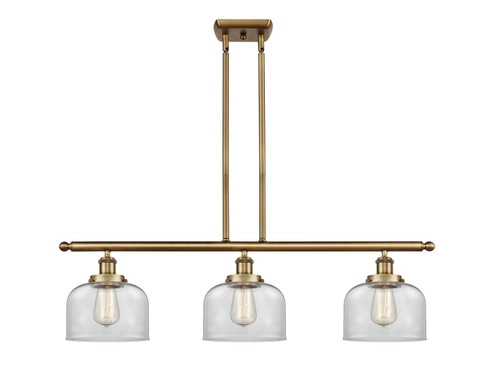 Ballston Urban Three Light Island Pendant in Brushed Brass (405|9163IBBG72)