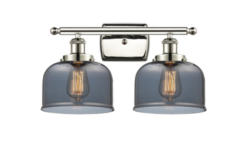 Ballston Urban Two Light Bath Vanity in Polished Nickel (405|9162WPNG73)