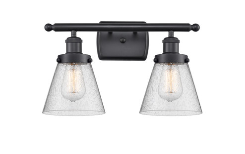 Ballston Urban Two Light Bath Vanity in Matte Black (405|9162WBKG64)