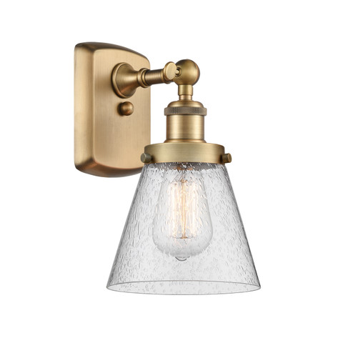 Ballston Urban One Light Wall Sconce in Brushed Brass (405|9161WBBG64)