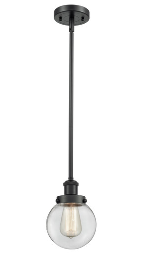 Ballston Urban One Light Mini Pendant in Matte Black (405|9161SBKG2026)