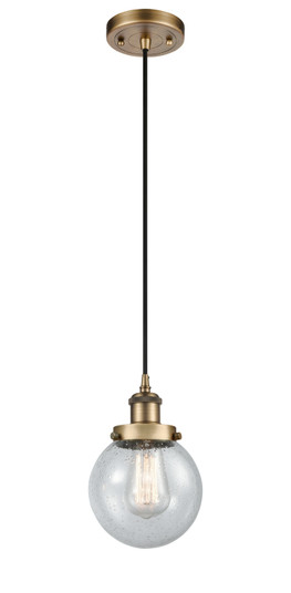 Ballston Urban One Light Mini Pendant in Brushed Brass (405|9161PBBG2046)