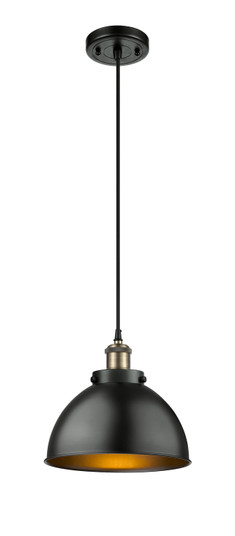 Ballston Urban LED Mini Pendant in Black Antique Brass (405|9161PBABMFD10BKLED)