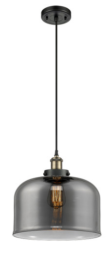 Ballston Urban LED Mini Pendant in Black Antique Brass (405|9161PBABG73LLED)
