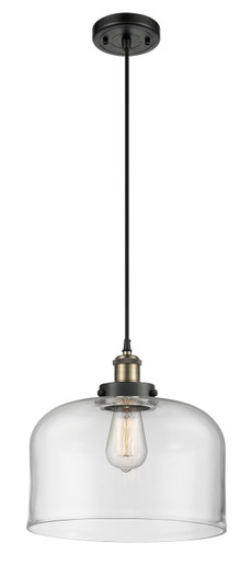 Ballston Urban LED Mini Pendant in Black Antique Brass (405|9161PBABG72LLED)