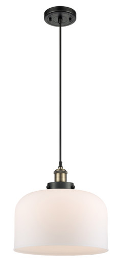 Ballston Urban LED Mini Pendant in Black Antique Brass (405|9161PBABG71LLED)
