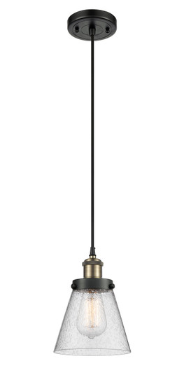 Ballston Urban LED Mini Pendant in Black Antique Brass (405|9161PBABG64LED)
