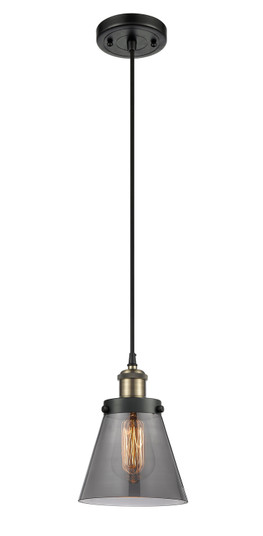 Ballston Urban One Light Mini Pendant in Black Antique Brass (405|9161PBABG63)