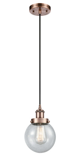 Ballston Urban LED Mini Pendant in Antique Copper (405|9161PACG2046LED)
