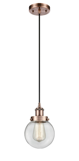Ballston Urban One Light Mini Pendant in Antique Copper (405|9161PACG2026)