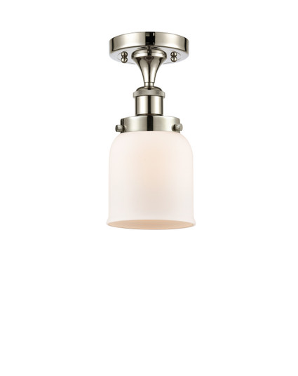 Ballston Urban One Light Semi-Flush Mount in Polished Nickel (405|9161CPNG51)