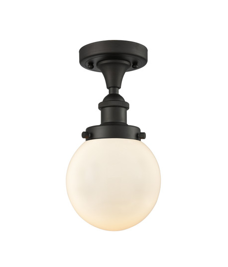 Ballston Urban One Light Semi-Flush Mount in Oil Rubbed Bronze (405|9161COBG2016)