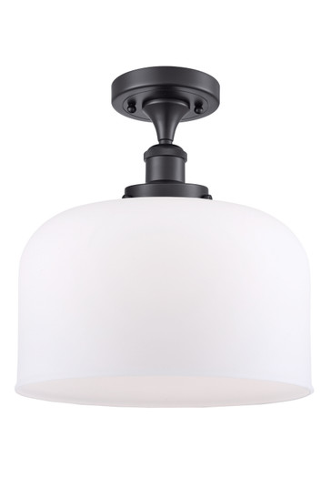 Ballston Urban One Light Semi-Flush Mount in Matte Black (405|9161CBKG71L)