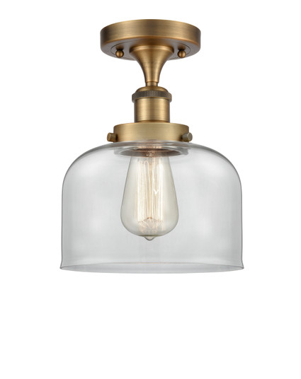 Ballston Urban One Light Semi-Flush Mount in Brushed Brass (405|9161CBBG72)
