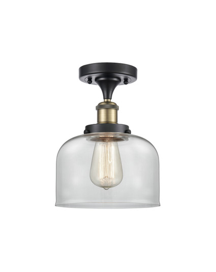Ballston Urban LED Semi-Flush Mount in Black Antique Brass (405|9161CBABG72LED)