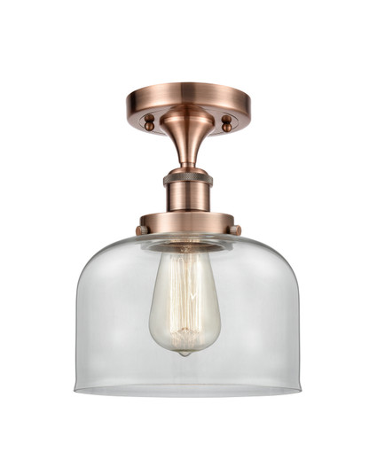 Ballston Urban LED Semi-Flush Mount in Antique Copper (405|9161CACG72LED)
