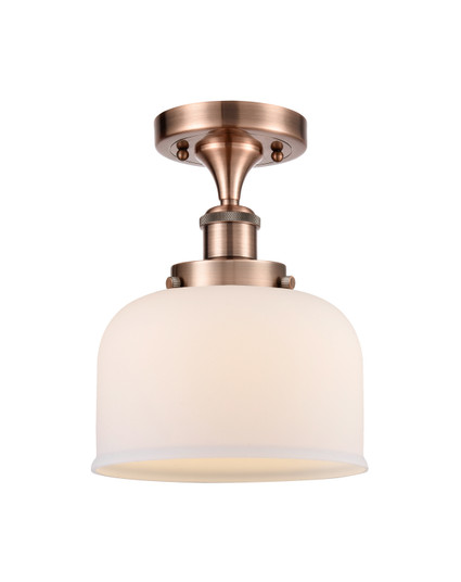 Ballston Urban LED Semi-Flush Mount in Antique Copper (405|9161CACG71LED)