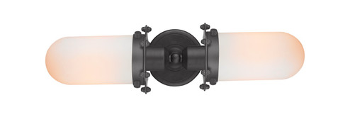 Austere Two Light Bath Vanity in Matte Black (405|9002WBKCE231BKW)