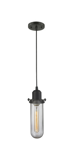 Austere One Light Mini Pendant in Oil Rubbed Bronze (405|9001POBCE228OBCL)