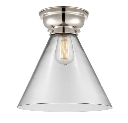 Franklin Restoration One Light Flush Mount in Polished Nickel (405|6231FPNG42L)