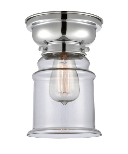 Franklin Restoration One Light Flush Mount in Polished Chrome (405|6231FPCG182)