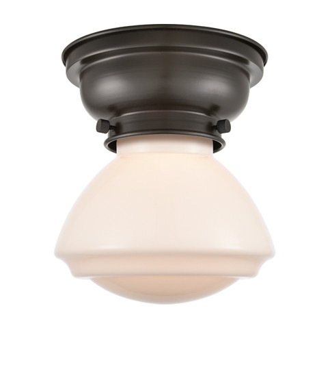 Franklin Restoration One Light Flush Mount in Oil Rubbed Bronze (405|6231FOBG321)