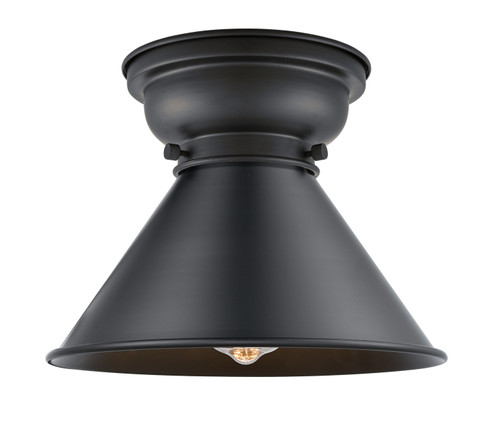 Franklin Restoration One Light Flush Mount in Matte Black (405|6231FBKM10BK)