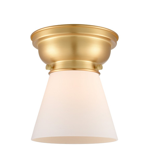 Franklin Restoration One Light Flush Mount in Antique Copper (405|6231FACG61)