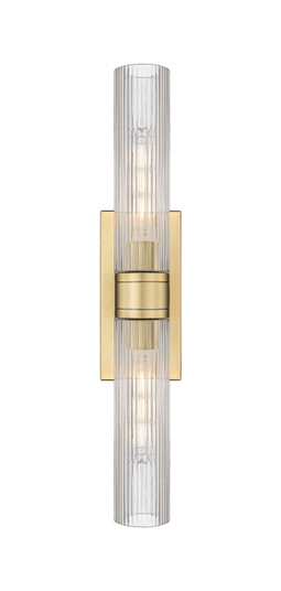 Downtown Urban Two Light Bath Vanity in Brushed Brass (405|6172WBBG61711SCL)