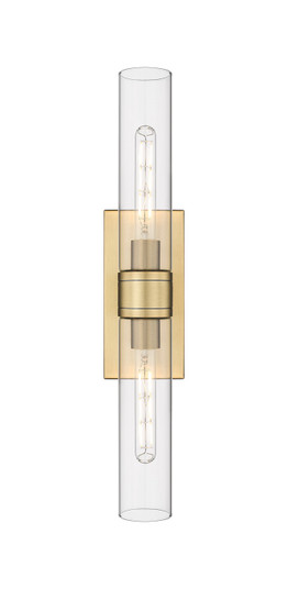 Downtown Urban Two Light Bath Vanity in Brushed Brass (405|6172WBBG61711CL)