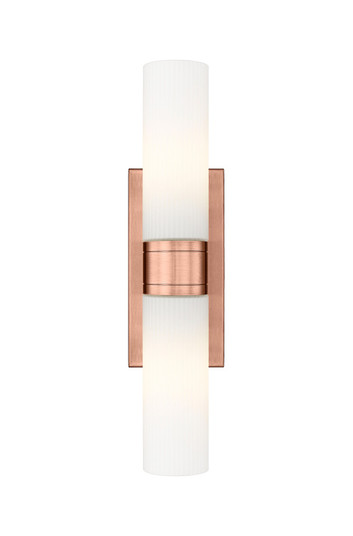 Downtown Urban Two Light Bath Vanity in Antique Copper (405|6172WACG6178SWH)