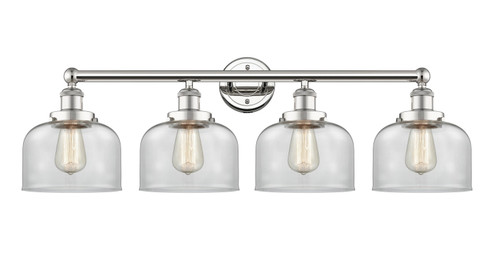 Edison Four Light Bath Vanity in Polished Nickel (405|6164WPNG72)