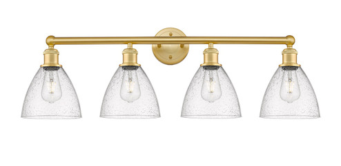 Edison Four Light Bath Vanity in Oil Rubbed Bronze (405|6164WOBGBD752)