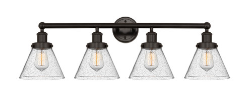Edison Four Light Bath Vanity in Oil Rubbed Bronze (405|6164WOBG44)