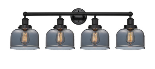 Edison Four Light Bath Vanity in Matte Black (405|6164WBKG73)